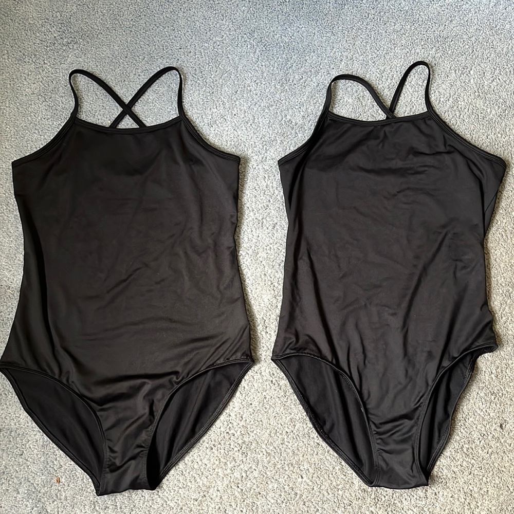 Oldnavy girls black leotards